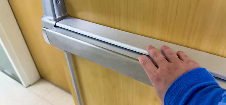 Installing a Push Bar on a Door El Cajon